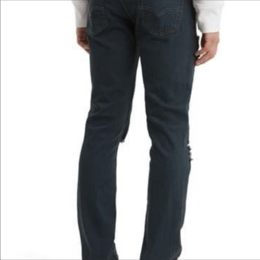 Levi's premium 511 jeans 40x30 distressed nwt - Picture 4 of 10